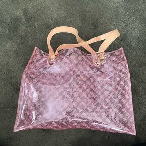 Guess vintage plastic tote